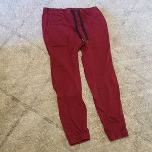 MG Black Label Joggers Maroon